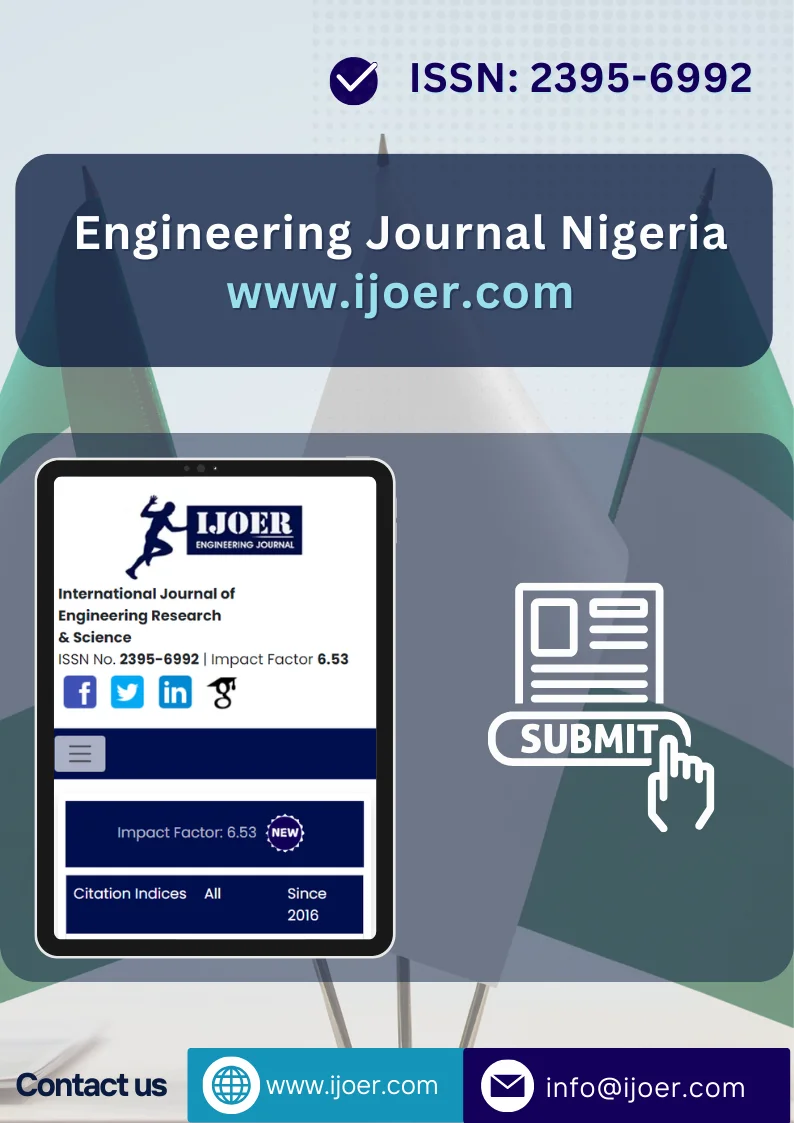 Engineering Journal Nigeria Cover Page