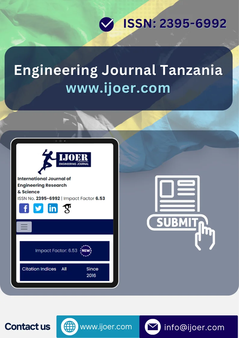 Engineering Journal Tanzania Cover Page