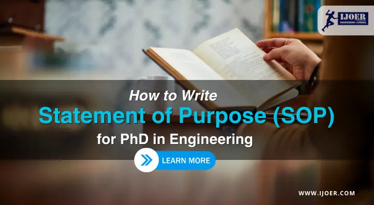 How to Write Statement of Purpose (SOP) for PhD in Engineering