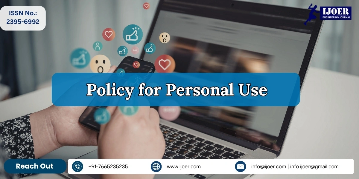 Personal Use Policy for IJOER Engineering Journal